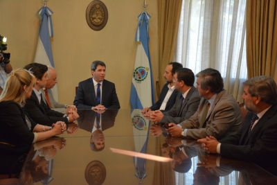 Autoridades Chilenas se reunieron con el gobernador