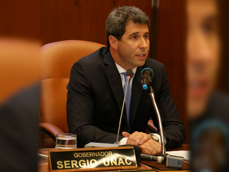 El primer mensaje del gobernador Sergio Uñac