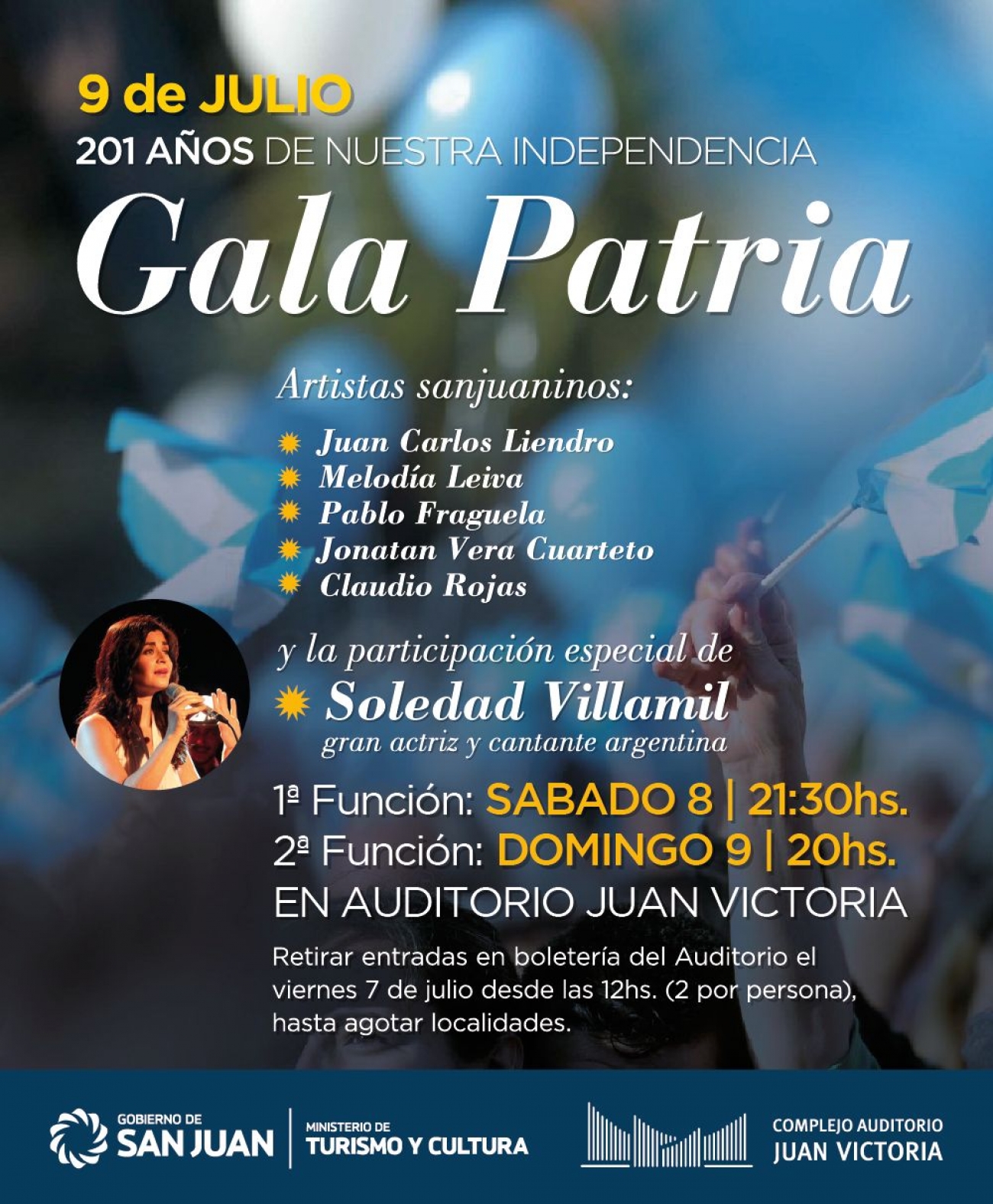 Gobierno De San Juan Los 201 Anos De La Independencia Se Celebran Con Tango Y Folclore gobierno de san juan