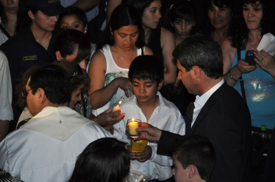 Procesión y misa por las Fiestas Patronales en Santa Lucía